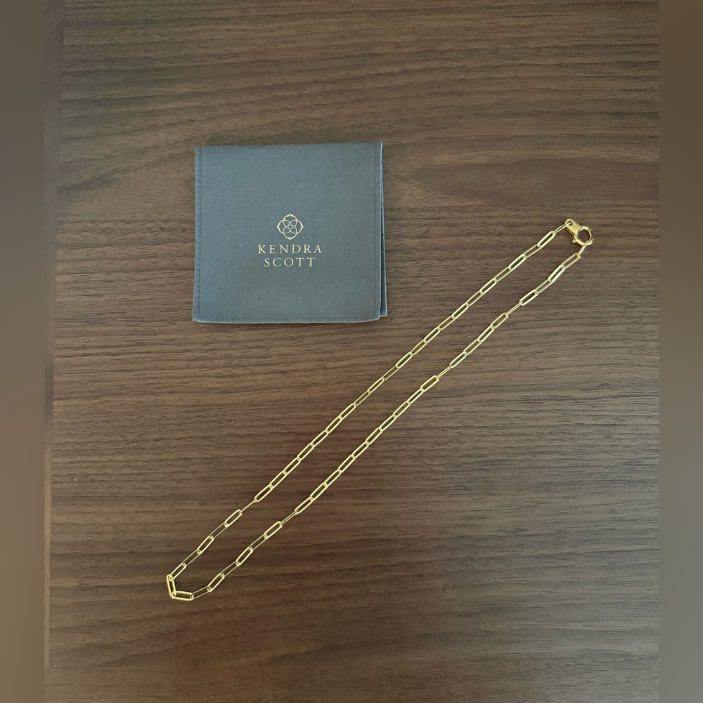 Kendra Scott Demi Fine Paperclip Link Necklace